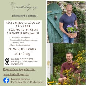  Közönségtalálkozó Szomoru Miklóssal 06.05. 15:00-17:00 óráig- REGISZTRÁCIÓ