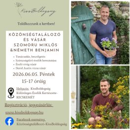 Közönségtalálkozó és Vásár Szomoru Miklóssal